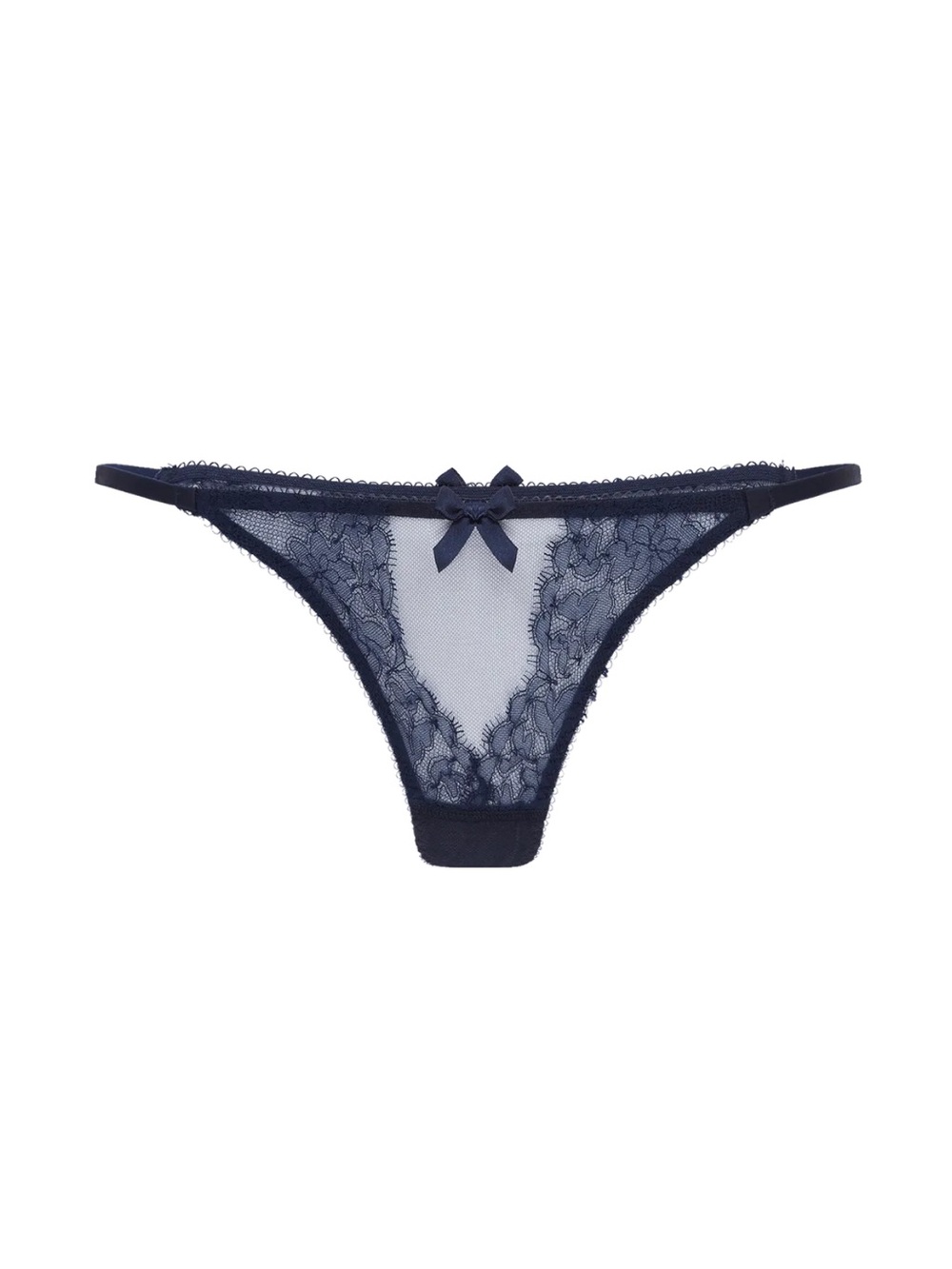 Agent Provocateur Navy Blue Lace Knickers NWT sz 3